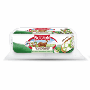 GOAT CHEESE LOG 125G- GARLIC AND HERBS